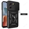 Slide Camera Armor Funda для ZTE Blade A54 A34 Чехол Push Lens Ring Stand Защитная крышка для ZTE Blade A54 A34 Противоударный чехол