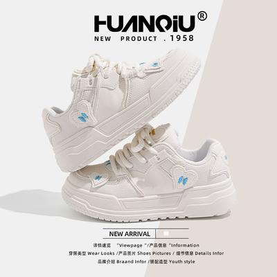 Глобальная платформа белые женские туфли 2025 новая весна дышащие женские туфли универсальные повседневные спортивные кеды ZHQ3369