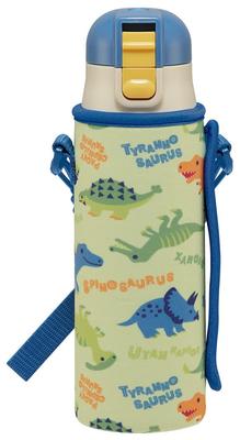 Skater Нержавеющая сталь Water Direct Dinosaur Lightweight поставляется с эксклюзивной детской бутылкой для холодной воды Dinosaur Sports, питьевой, 470 мл,