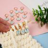 10Pcs/Pack Knitting ToolsKnitting Sweater Stitch MarkersSweater CounterMarker NumbersDon't Button Accessories