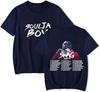 Футболка Soulja Boy The Swag Tour Мерч Мужская с коротким рукавом Женская Модная с круглым вырезом