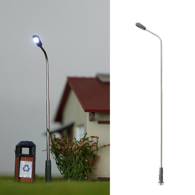 Single Head Model Railway Street Light Warm White LED 1 Pack 3V Supply for Hobbyist Diorama Train Project