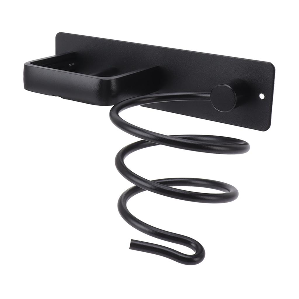Wall Mounted Hair Dryer Holder High Temperature Resistant Rust Proof Space Saving Hair Dryer