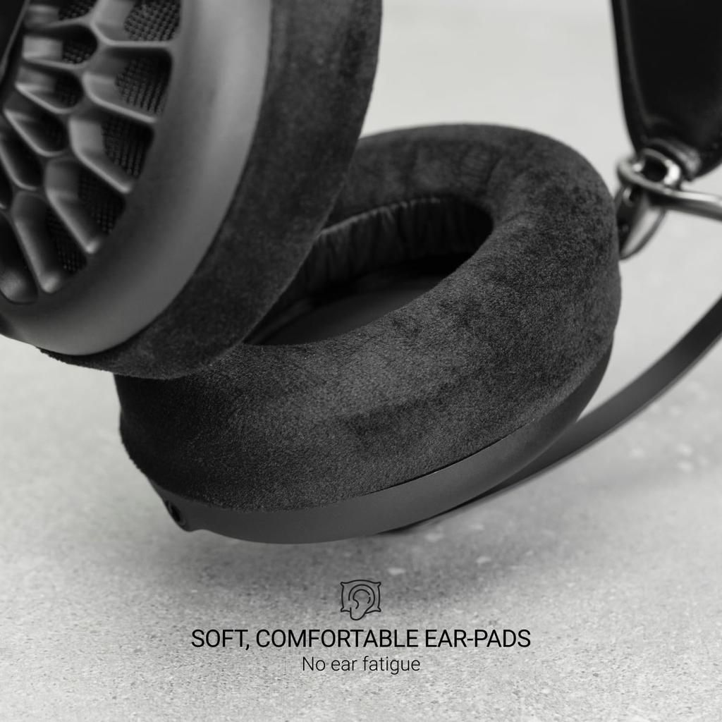 MEZE AUDIO 105 AER Проводные легкие аудиофильские наушники открытого типа с динамическим драйвером 50 мм, низким сопротивлением 42 Ом, кабелем и сумкой для переноски в комплекте