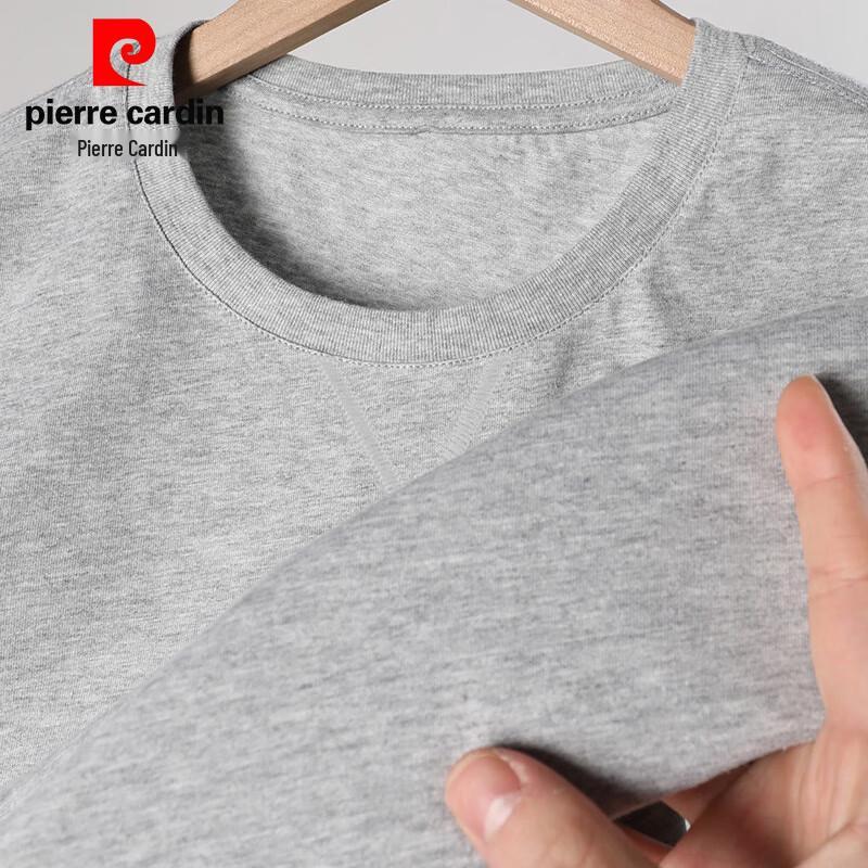 Pierre Cardin Мужская футболка с коротким рукавом и круглым вырезом, 100% хлопок