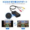 Mcbazel RAC в HDMI Конвертер AV Соотношение Сторон Переключение Совместимый с Игровыми Консолями Регистраторами Черный Адаптер, Композитный, Переключатель, 43 169