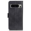 For Google Pixel 8 Pro Protective Wallet Case Cowhide Texture Leather Stand Shockproof Phone Cover