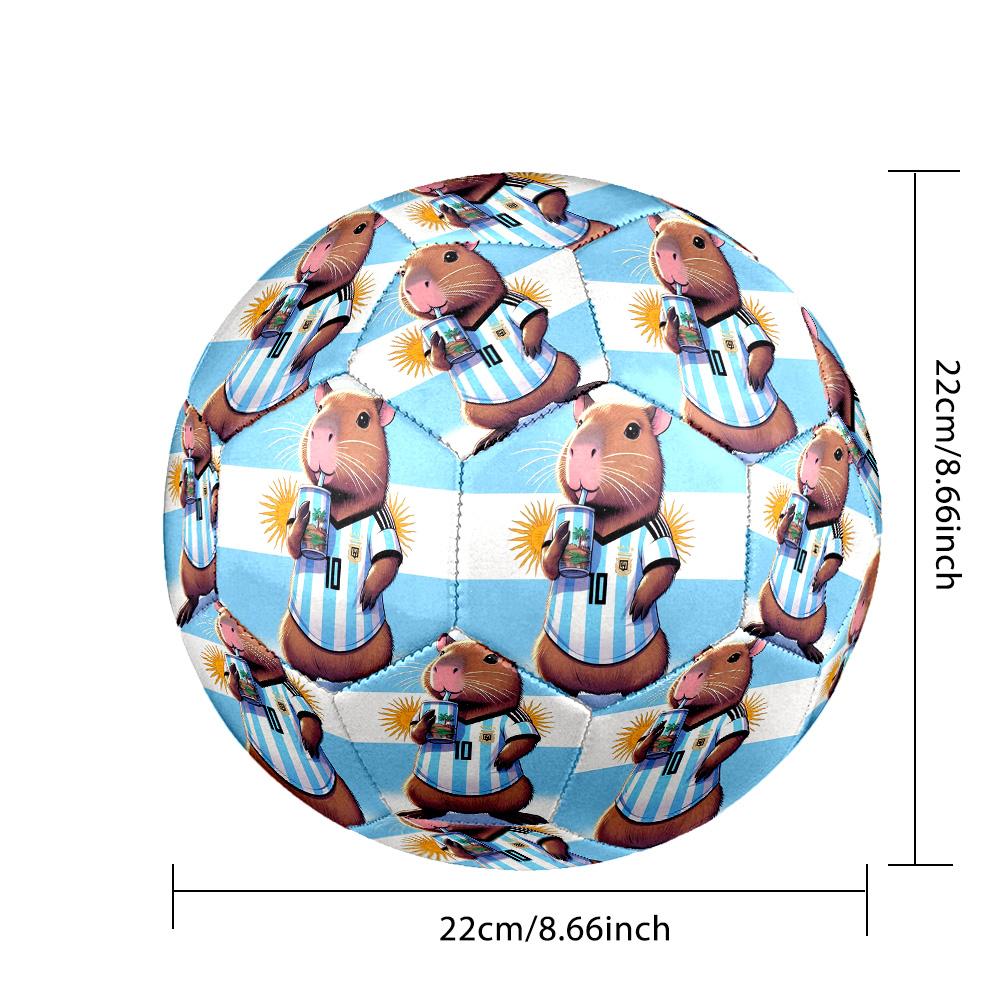1pc Argentina Celebration Size 5 Soccer Ball, Suitable for Practice Matches/tournament Training,Lightweight and Durable gt70720