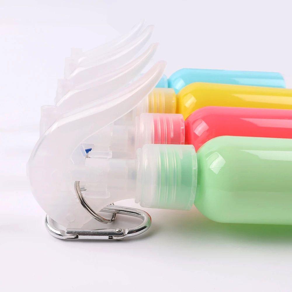 Container Refillable Bottles Perfume Atomiser Spray bottle With Keychain Trigger Spray Bottles