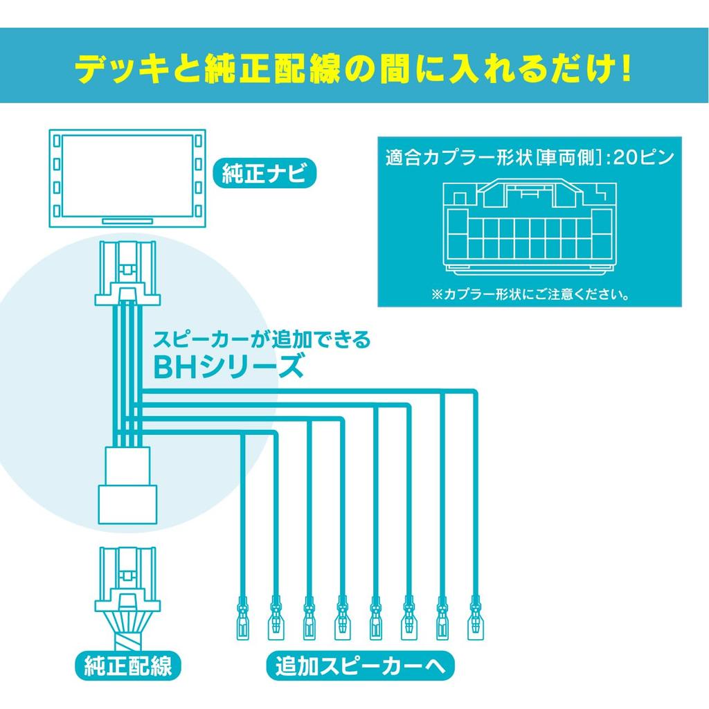 Кабель для отключения выхода динамика (BH16 для оригинальной навигации Mitsubishi)