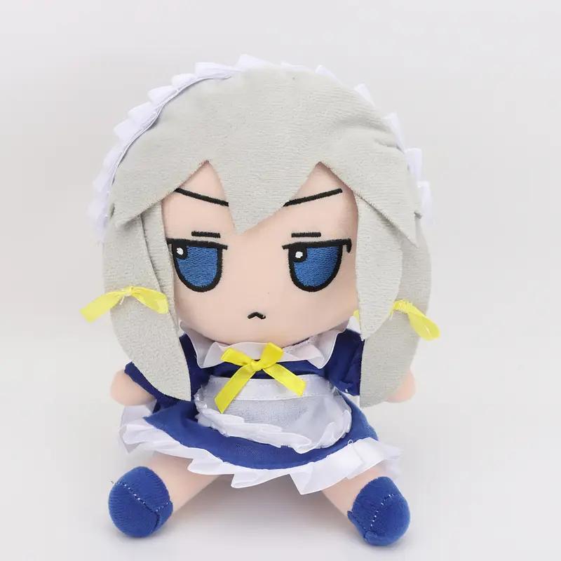20 см Проект Touhou Милая Плюшевая Игрушка В Наличии fumo×fumo Проект TouHou Базовая Кукла Идзаёи Сакуя Аниме Периферия Плюшевые Игрушки Подарок Ребенку