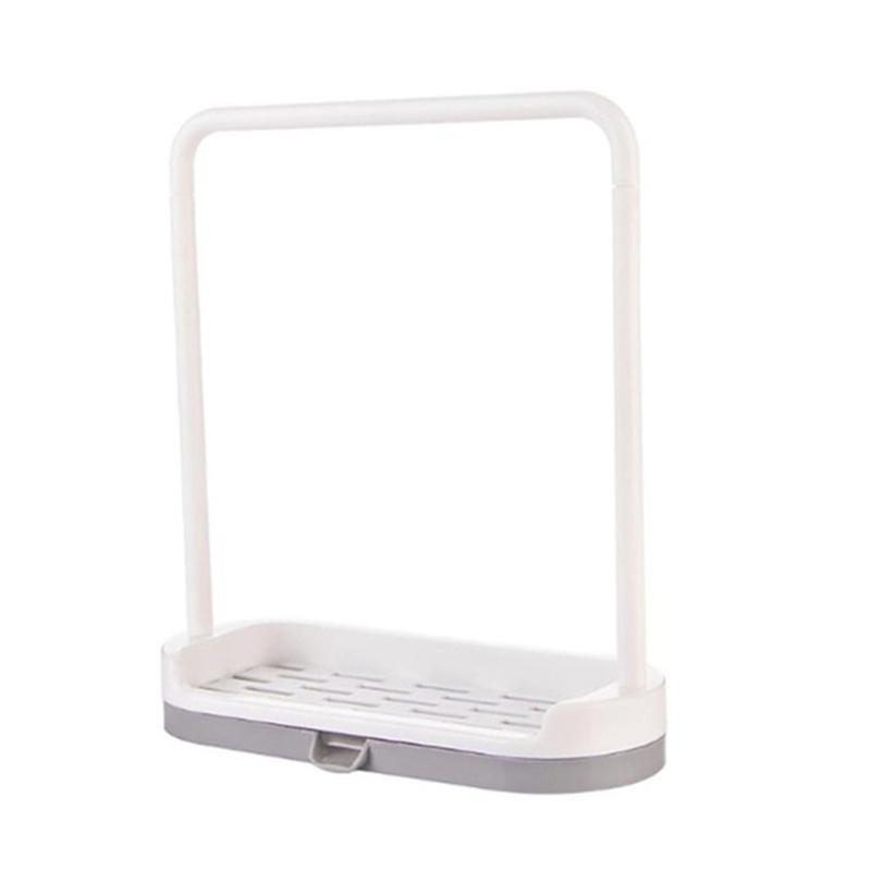 Кухонное полотенцедержатель-рейлинг с крючками, подвесной держатель для кухонной утвари, органайзер для хранения, кухонные гаджеты, полка для губки, кухонный органайзер, сушилка KTY