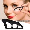 1/2/3Pcs Eyeshadow Stencil Tool Reusable Beginner Eyeshadow Assistant Eyeshadow Drawing Guide Helper Shaper Silicone Eyeshadow Mapping Template
