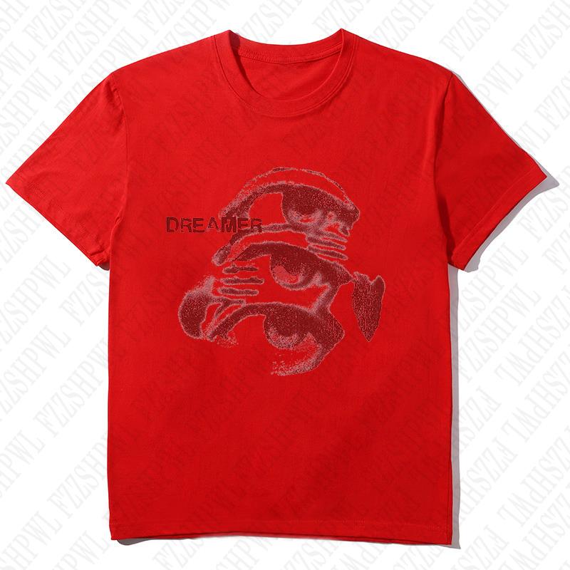 Fashion Aesthetics Graphics Print Y2K Cotton Tshirt Vintage Rock Gothic Comfortable Short Sleeve Tshirt Hip Hop Punk Cool Tees