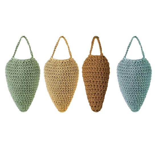 Honeybee Nest Deterrent Bag Cotton Woven Honeycomb Shape Hanging Storage Bag
