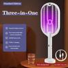 Upgraded 3000V Mosquito Swatter with TYPE-C Charging, 3 In 1 Electric Mosquito Swatter, Mosquito Killer Lamp