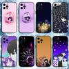 Чехол для телефона игры O-Omori для iPhone 17, 16, 15, 14, 13, 12, 11 Plus, Pro Max, Мягкий силиконовый черный чехол
