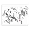 Прокладка крепления радиатора Mercedes W211/W209/W221 2115040212