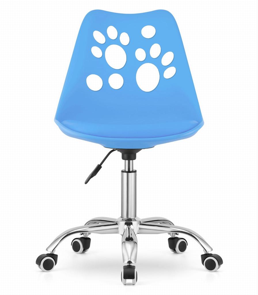 PRINT swivel chair - blue