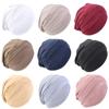 Bonnet Cap Cross Stretch Headband Hat Bandana Bottoming Hat New Stretch Headscarf Women