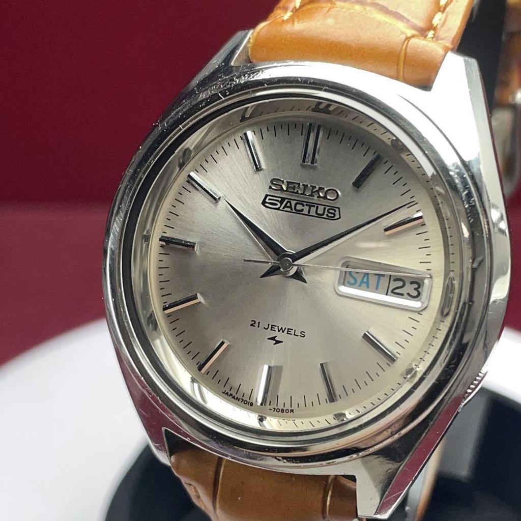 [USED] Crystal: 1972 Seiko 5 Actus Automatic Watch, Made In Japan