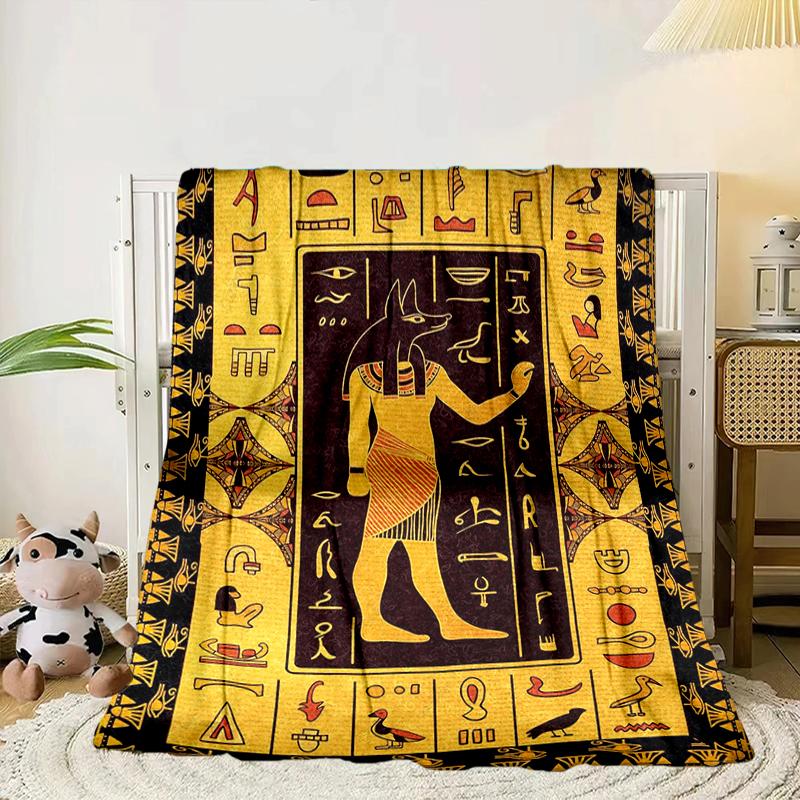 Ancient Egyptian Hieroglyphics Blanket Flannel Blanket Throw Blanket Sofa Cover Blanket Soft Premium Blanket Picnic Blanket Tv Blanket Gifts