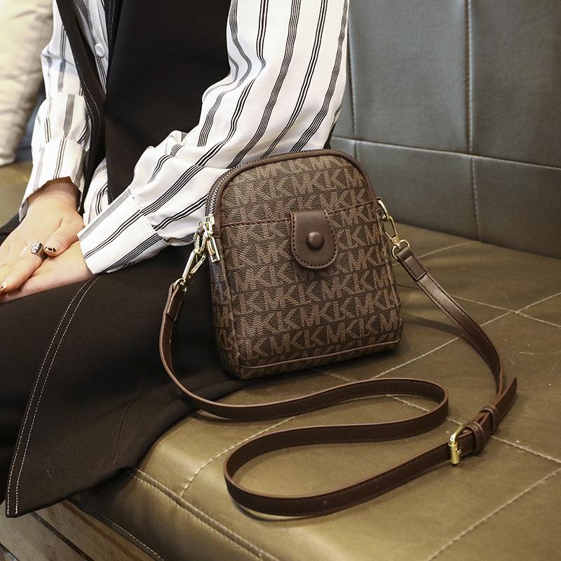 Новые сумки Модные женские сумки через плечо Универсальная сумка для мобильного телефона Ретро-принт Трендовая сумка Маленькая квадратная сумка Сумки через плечо для отдыха