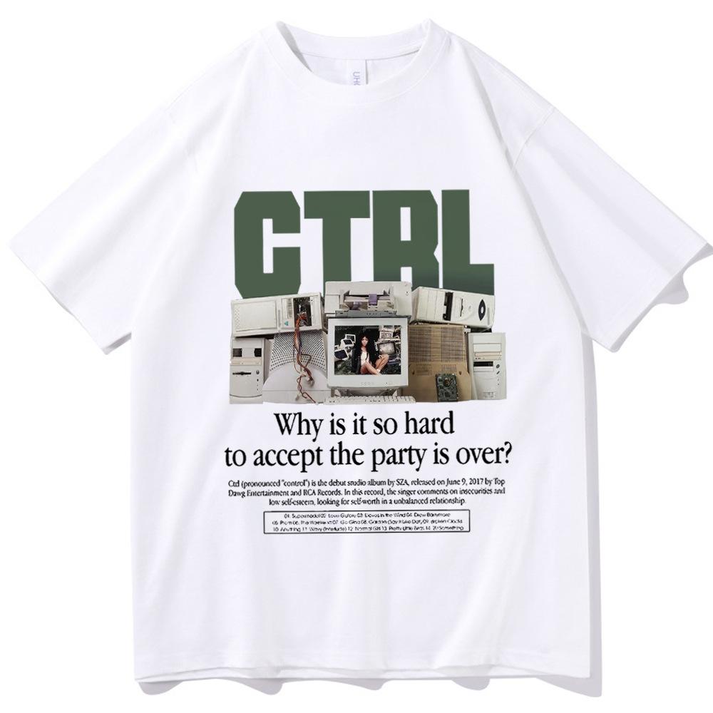 Unisex Tshirt Streetwear Hip Hop Style Summer Short Sleeve Street Style Breathable Sweatabsorbent Fabric Simple Stylish Tops