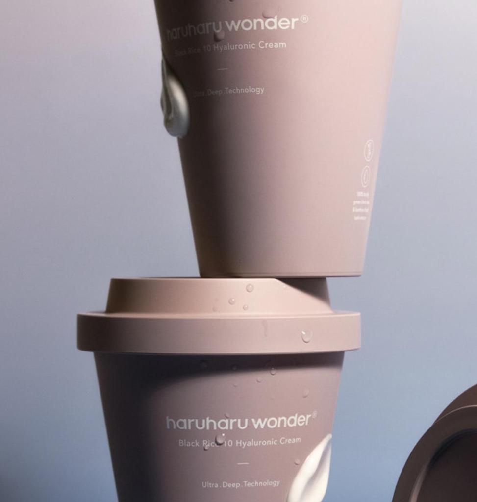 Haruharu WONDER Black Rice 10 Hyaluronic Cream Hydrating Moisturizing 90ml