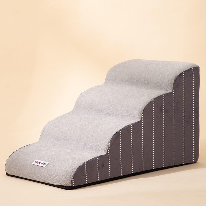 Pet Bedside Stairs for Small Dogs and Cats - Removable & Washable Steps