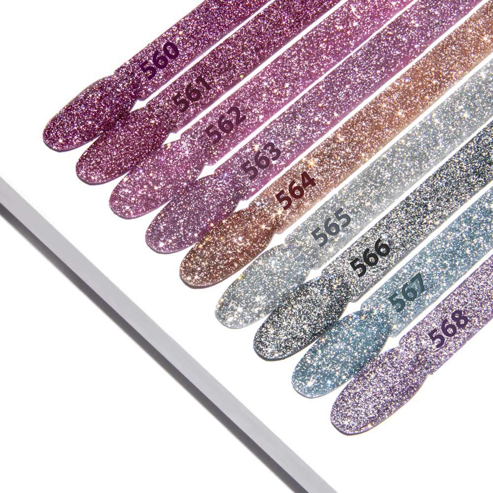 Гибридный лак LED/UV Гель-лак Molly Nails Flashing Lights № 560 Demode Без Hema/Di-Hema 8г