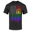 Distressed Rainbow Flag T-shirt Gay Pride LGBTQ+ Shirt