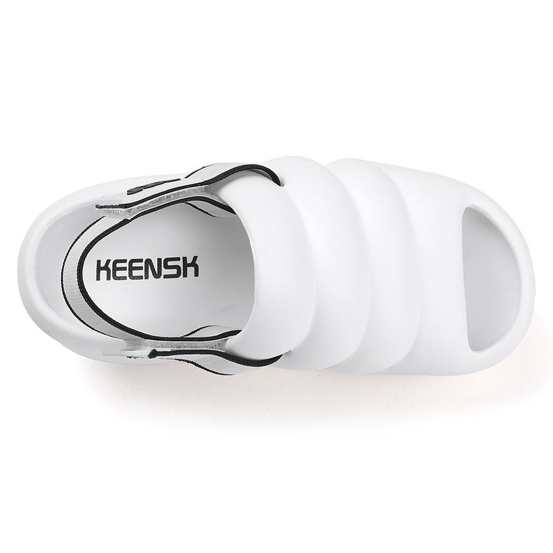 Летние женские сандалии, женские сабо на толстой подошве, мягкая обувь на сухой танкетке из ЭВА, пляжные сандалии, домашние тапочки, размеры 35–41