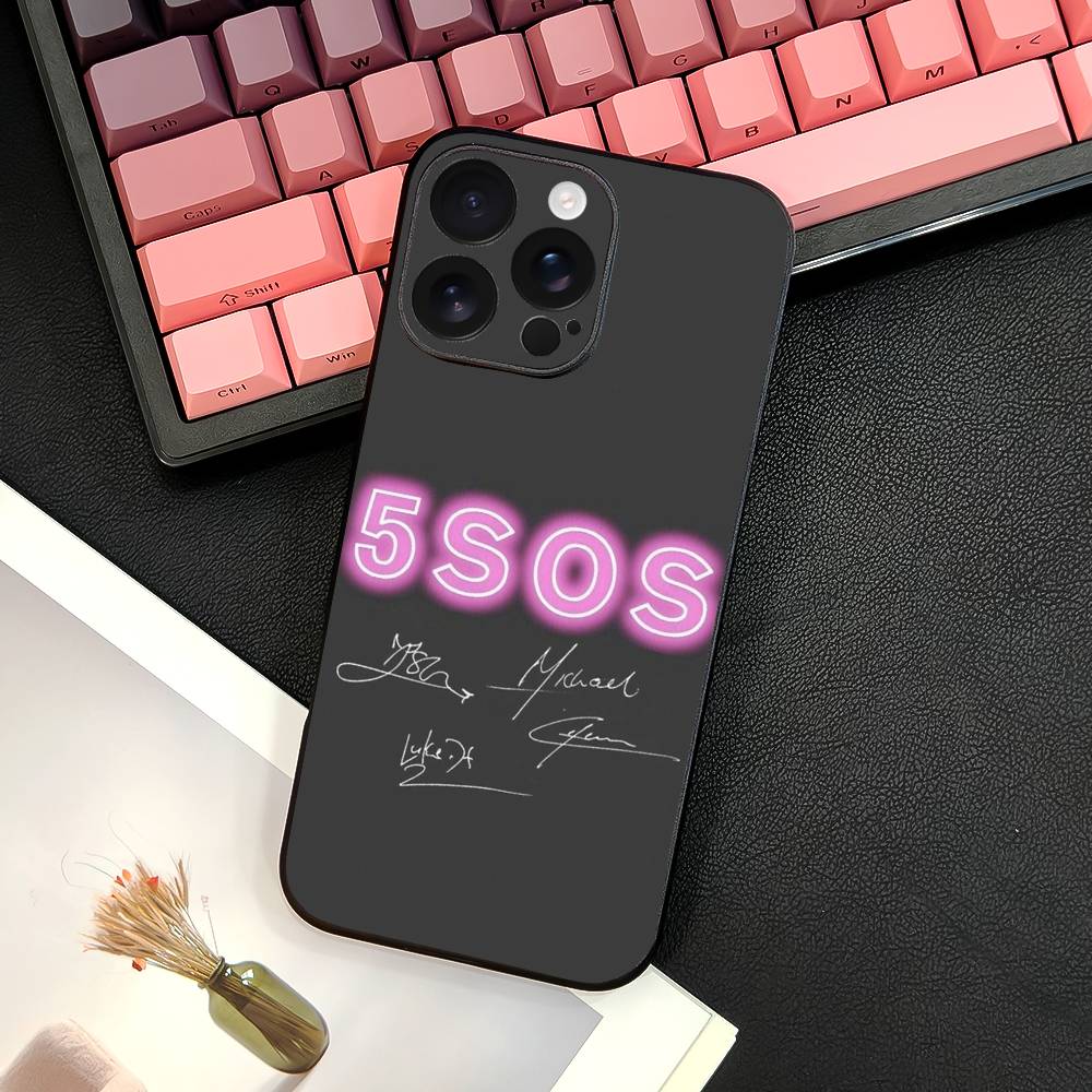 Чехол для телефона Seconds-of-Summers-5SOS для iPhone 16 15 14 13 12 11 PRO MAX PLUS Mini из ТПУ, мягкий, приятный для кожи