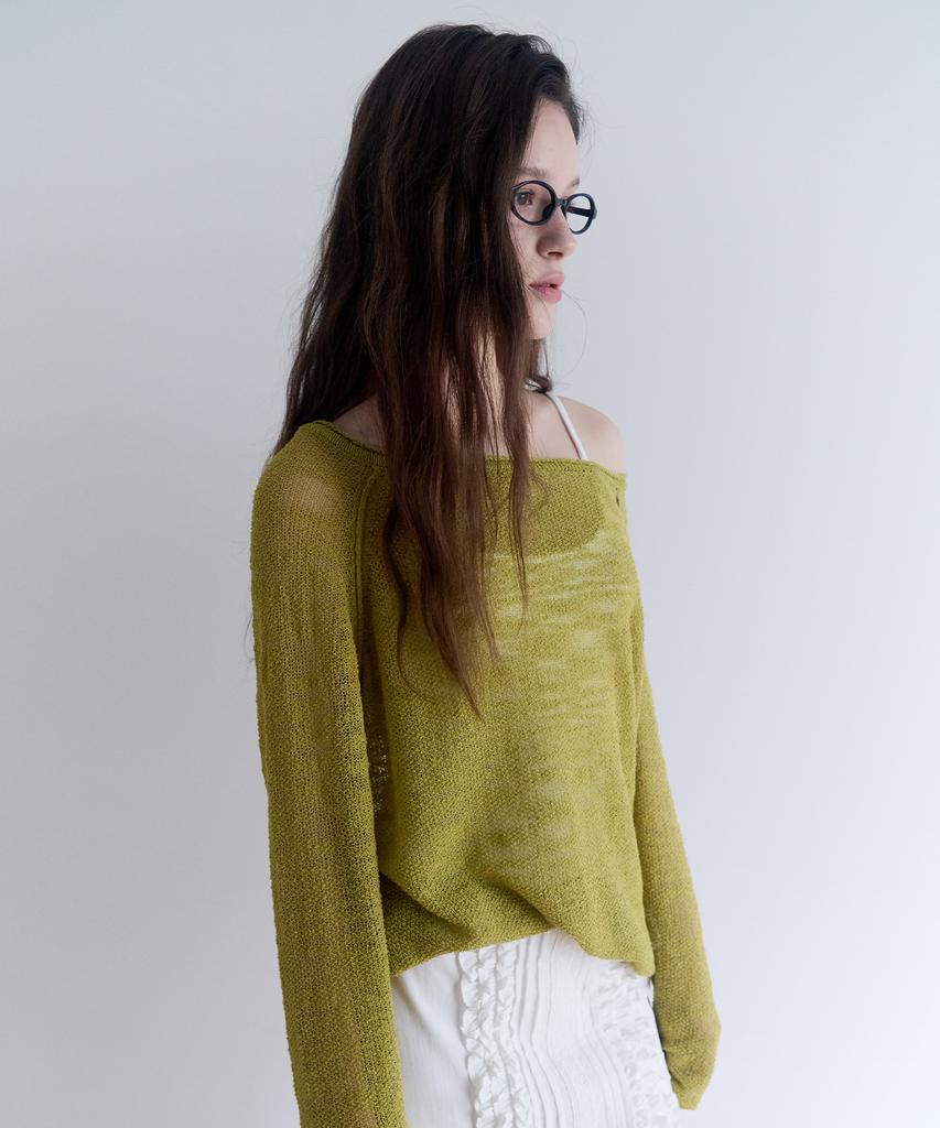 ROLAROLA Summer Loose Fit Knit Olive