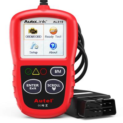 Autel Autolink AL319 OBD2 Диагностический считывает и стирает коды неисправностей, проверяет мониторы выбросов, выключает индикатор Check Engine и проверяет на наличие ошибок OBD во время японского