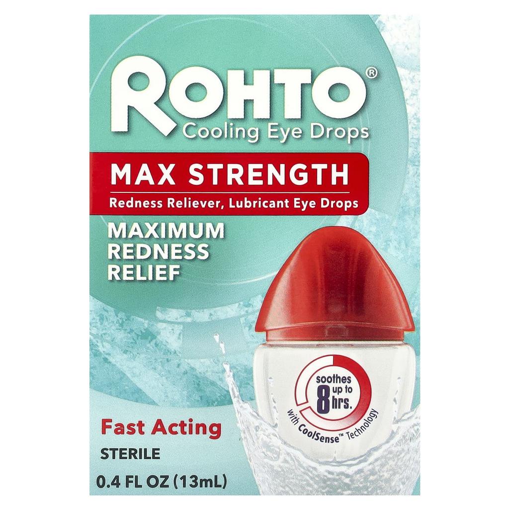Cooling Eye Drops, Max Strength, 13Ml (0.4Fl Oz)