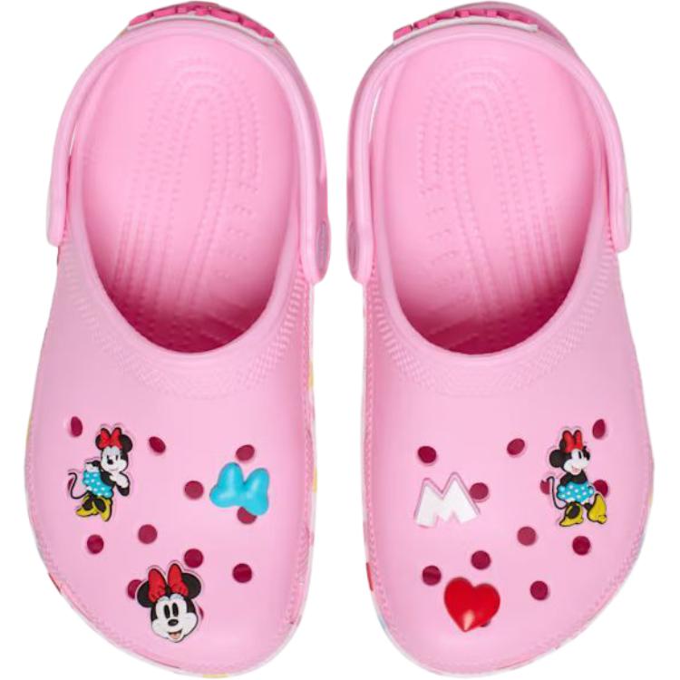 Crocs Classic Clog Mickey Friends Minnie Comfortable Non-Slip Low-Top Kids Sandals Kids Sandals Pink 211147-90H