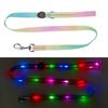 XINIDEA Светящийся поводок для выгула собаки Светодиодный поводок Перезаряжаемый Долговечный Высокая видимость Прочный и долговечный Стильный и практичный Видимость 500 м