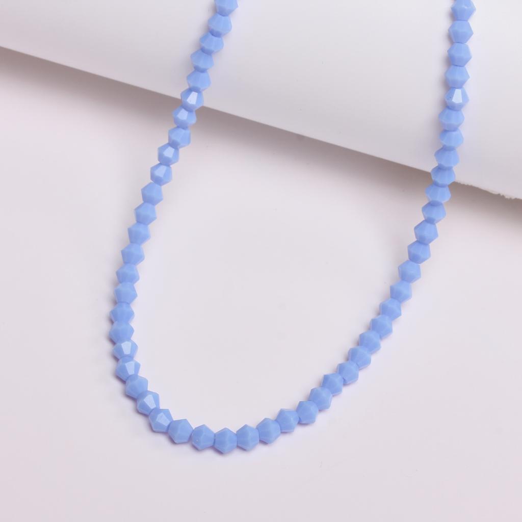 Earrings Jewelry Making Fashion Headwear Crystal Glass Solid Color Diamond DIY Pointed Beads Handmade 4mm Accessories Material 1 String Decorative