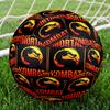 Dark Warrior's Mortal Kombat Size 5 Soccer Ball,Indoor/Outdoor Suitable for Training Matches Tournaments Practice Games Perfect Gift for Fan