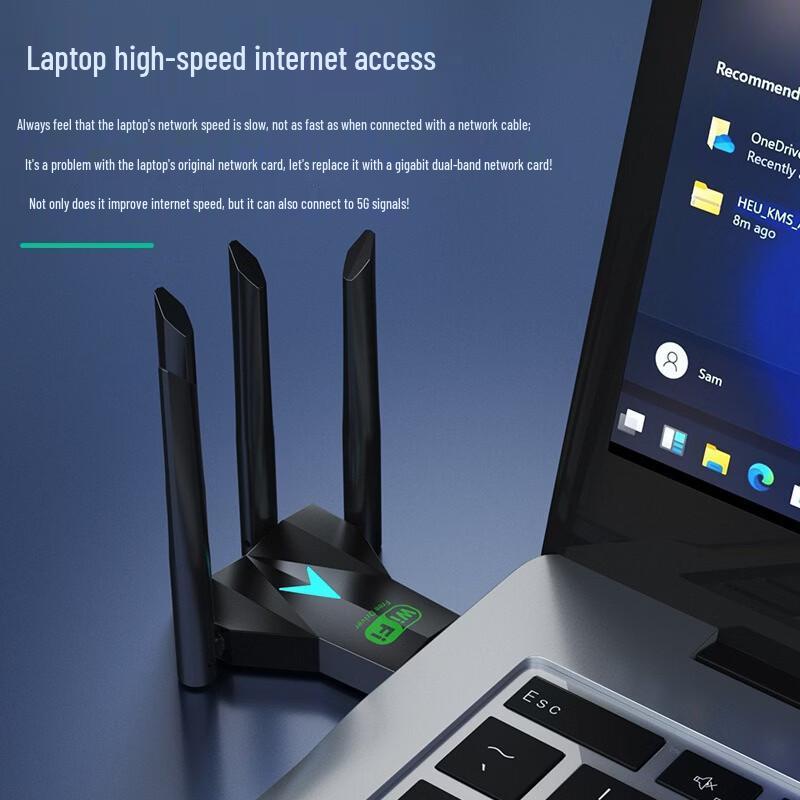 Беспроводной сетевой адаптер LISM USB Wi-Fi 6 (Китайская версия)