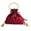 Velvet Sweets Chocolate Packing Bag Red Drawstring Pouch Handbag Wedding Candy Packaging Bags