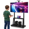 Smart Board Stand Height Adjustable Universal TV Floor-Standing Stand with Wheel TV Mobile Stand for Home Meeting Outdoor