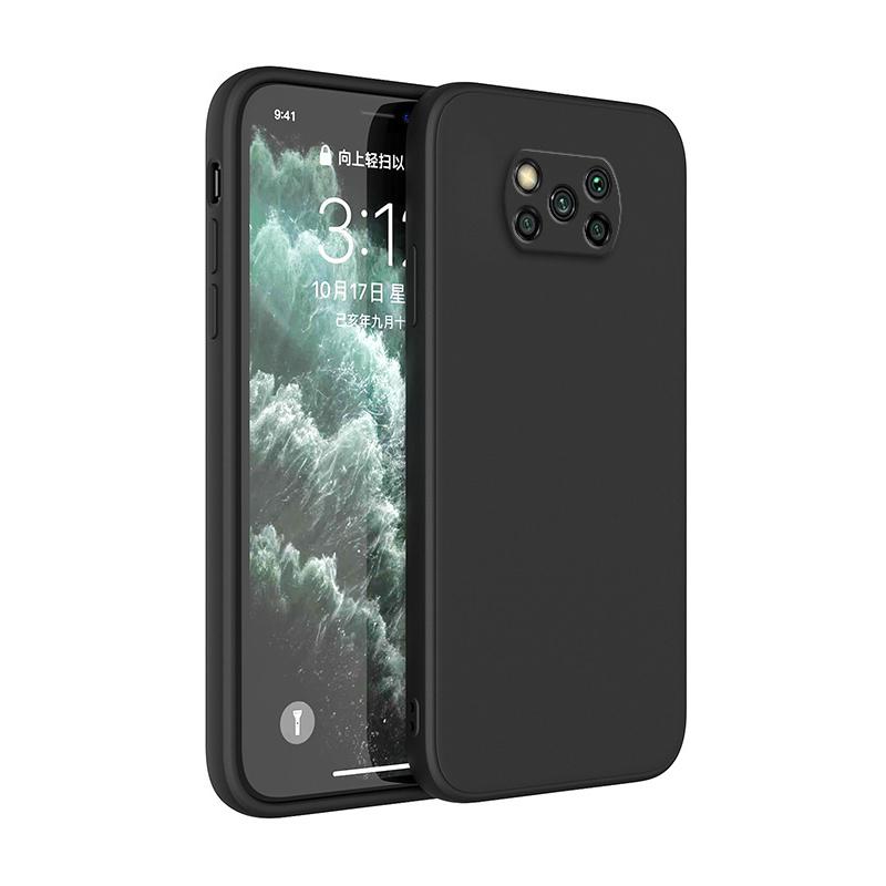 Оригинальный чехол для Xiaomi POCO X3 Pro NFC X4 GT Camera Protect Square Liquid Silicone X3Pro X4GT 5G Soft Luxury Thin Cover Fundas