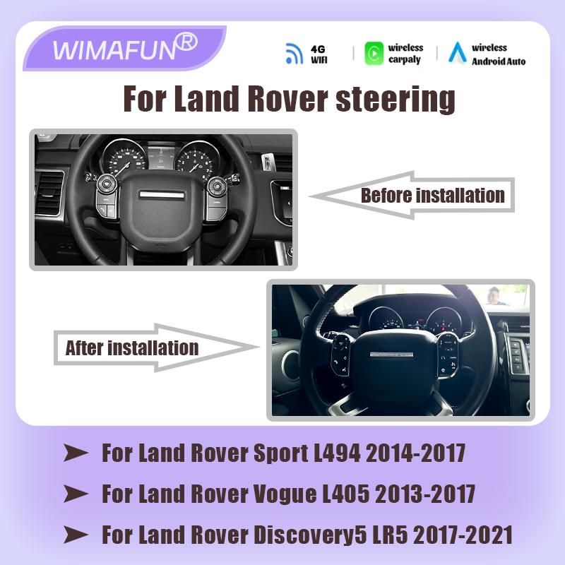 For Rover Range Rover Sport/Vogue Autobiography Steering Wheel Touch Buttons & Power Window Upgrade Buttons - Auto Parts RefitF