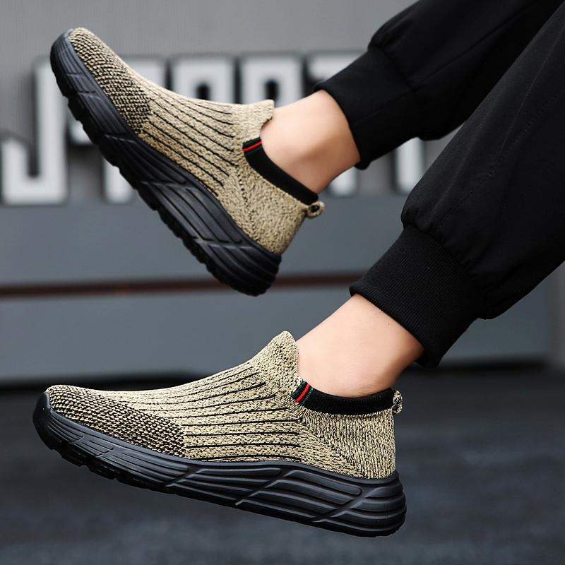 Модные и модные дышащие легкие летные тканые туфли большого размера, походная обувь, носки, обувь для спорта и отдыха на открытом воздухе