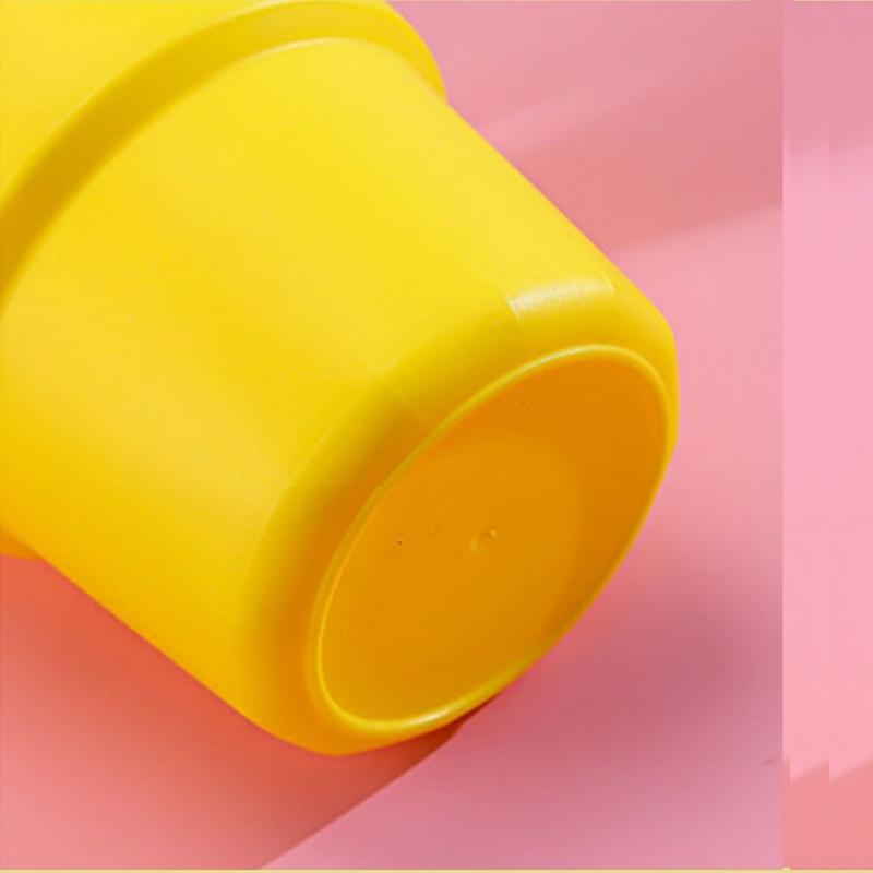 380Ml Water Bottle Silicone Straw Cup Drinking Cup Household Drinking Water Milk Cup Anti-Fall High Temperature Coffee Net