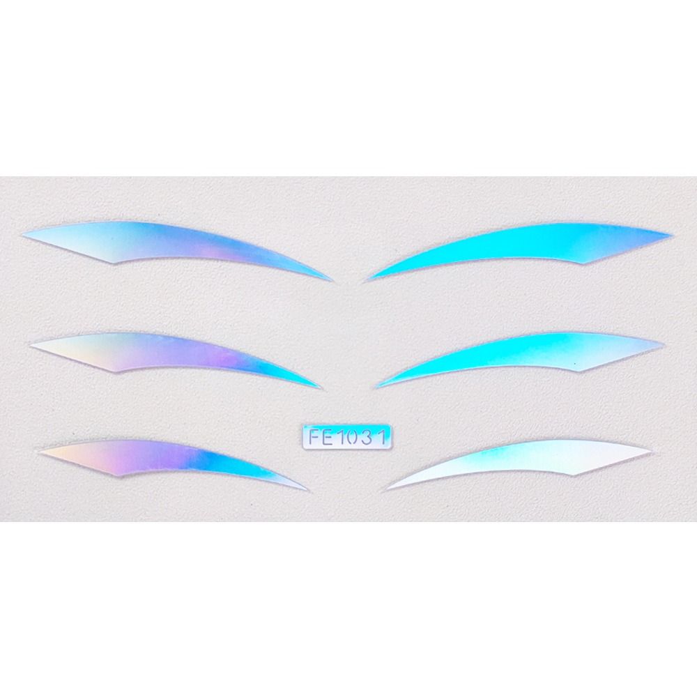 Водостойкая блестящая временная татуировка-наклейка, самоклеящаяся подводка для глаз, наклейка для вечеринки и фестиваля