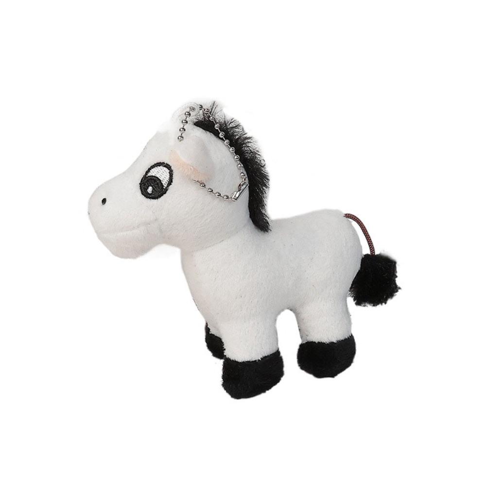 Hanging Decoration Plush Horse Keychain Stuffed Animal Little Horse Keychain Bag Pendant